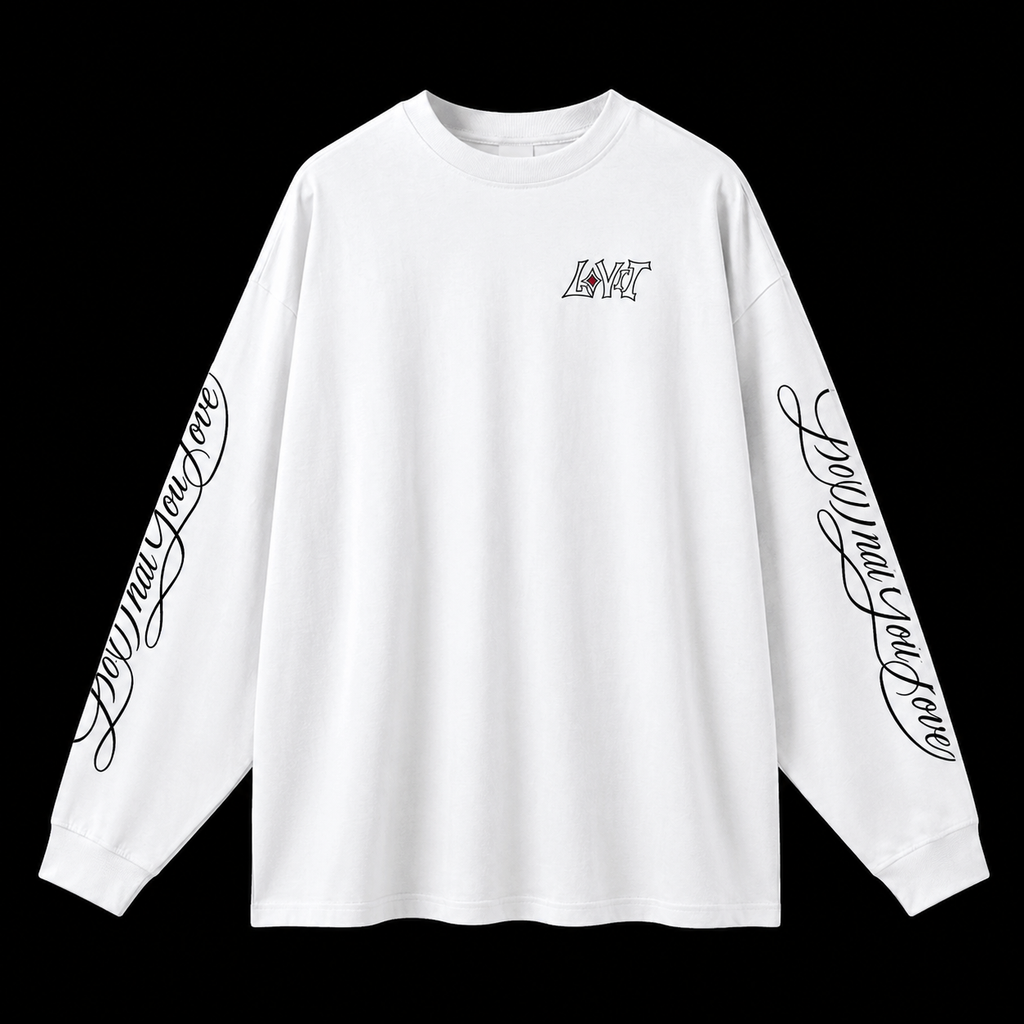 LOVIT V2 White Longsleeve