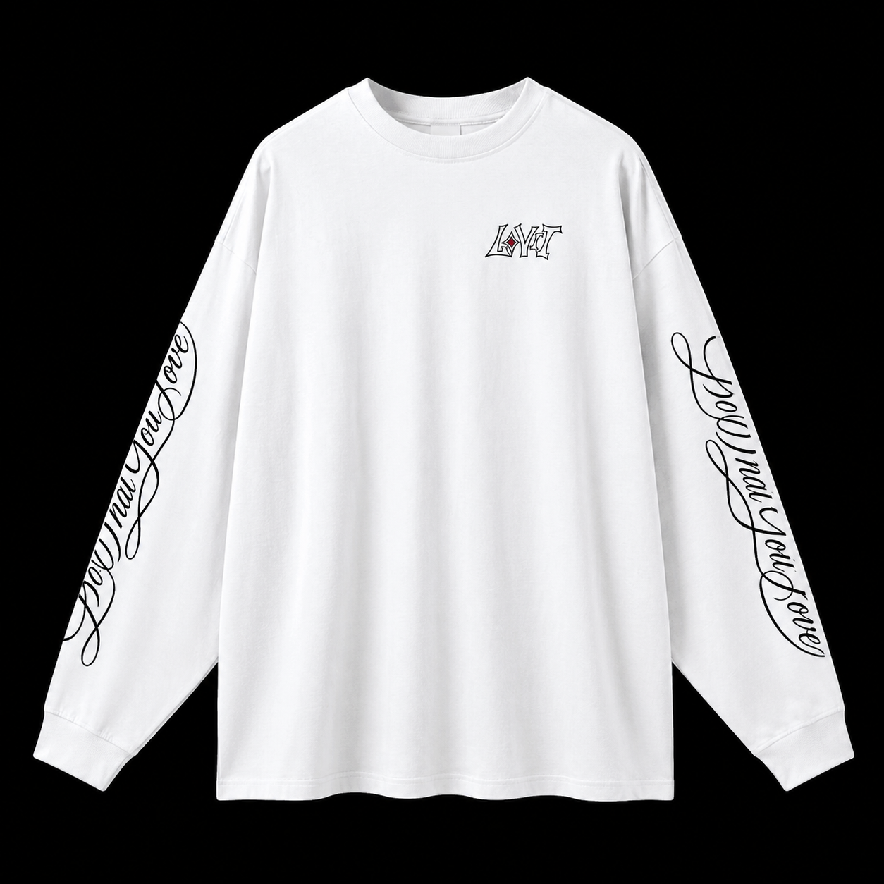 LOVIT V2 White Longsleeve
