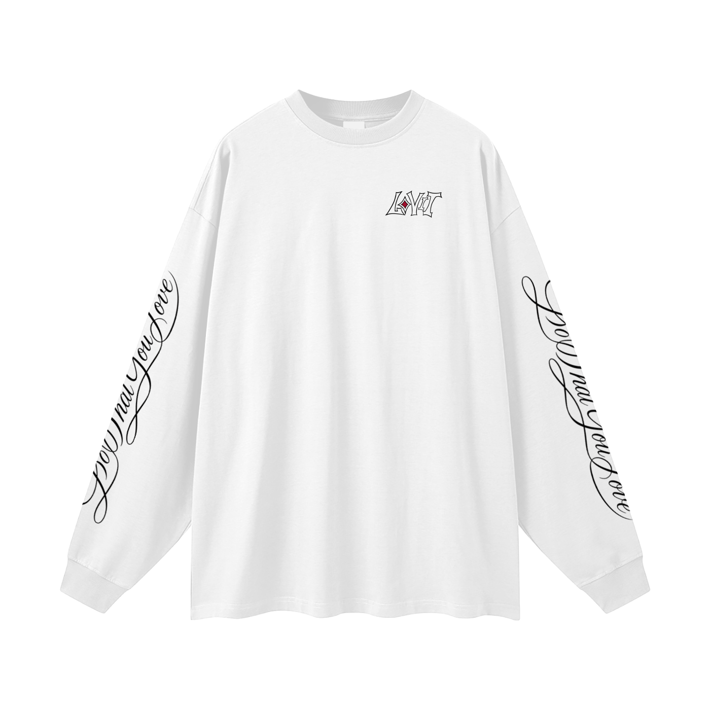 LOVIT V2 White Longsleeve